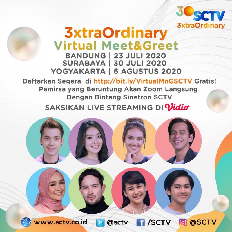 Virtual Meet and Greet Hingga Adu Akting Dengan Bintang Sinetron SCTV