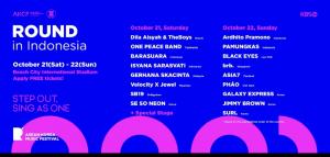 Festival Musik ROUND 2023 - ASEAN • KOREA Akan digelar di Jakarta Indonesia 21 - 22 Oktober Mendatang