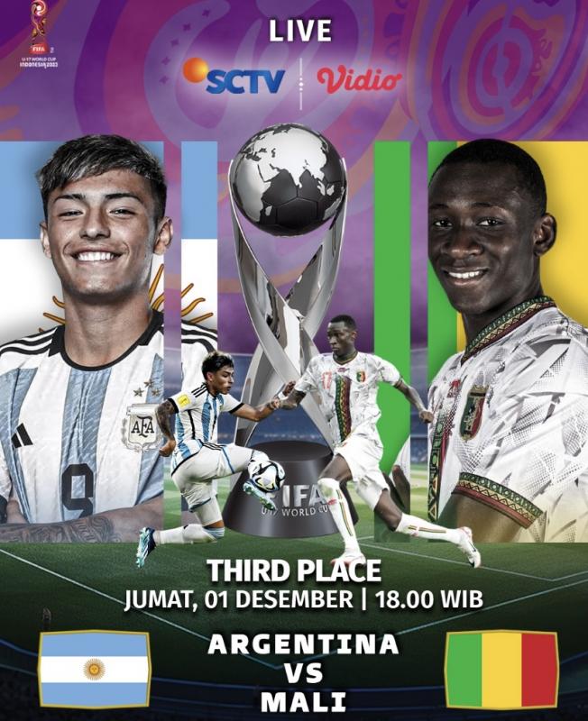 FINAL MATCH FIFA U-17 WORLD CUP INDONESIA 2023™ GERMANY VS FRANCE, LIVE EXCLUSIVE DI INDOSIAR, SCTV DAN VIDIO