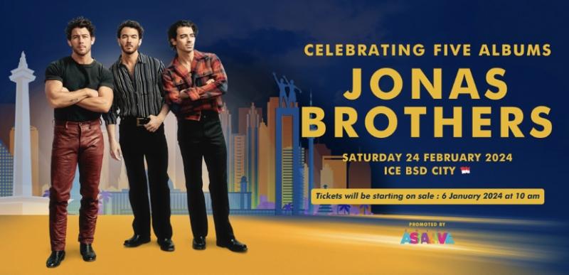 Jonas Brothers Dengan Tajuk Konser ‘The Tour’ Akan Berkunjung Ke Asia ...