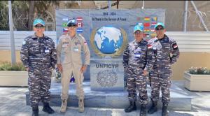 Komandan Satgas MTF TNI Konga XXVIII-O/UNIFIL Melakukan Update Analisa Daerah Operasi di Markas Besar UNFICYP