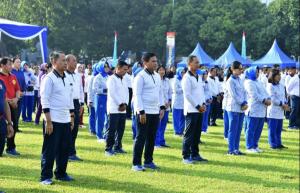  Jaga Kebugaran Mental dan Fisik, Kasal Ajak Personel TNI AL Olahraga Bersama di Cilangkap