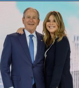  George W. Bush Jadi Viral di Pelantikan Presiden AS, Ini Reaksi Jenna Bush Hager