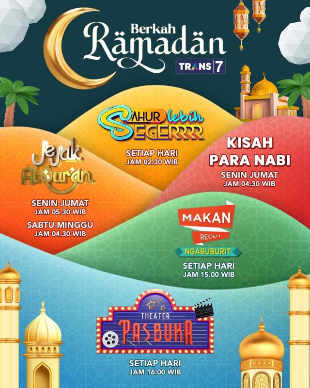 TRANS7 Hadirkan Program Spesial Ramadan 1446 H, Temani Pemirsa Beribadah dengan Hiburan dan Inspirasi