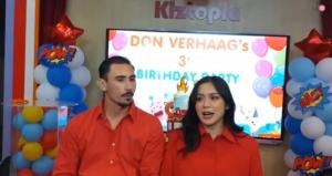  Vincent Verhaag & Jessica Iskandar Cerita Soal Perkembangan Anak dan Rayakan Ulang Tahun Bertema Pemadam Kebakaran